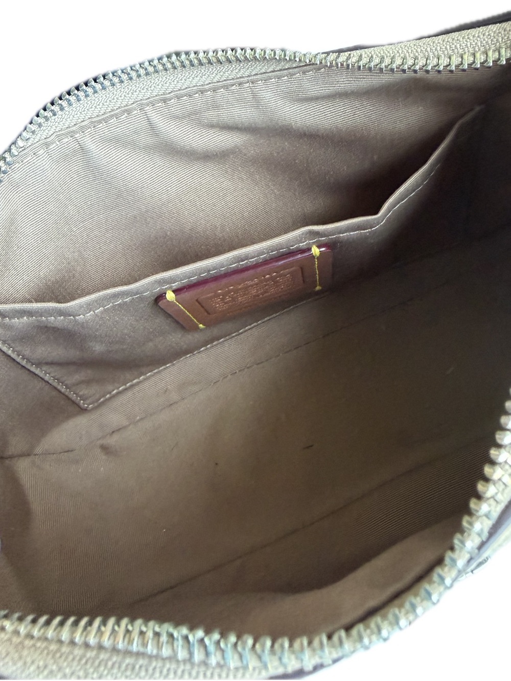 Coach Signature Zip Shoulder Bag - Picture 3 of 5